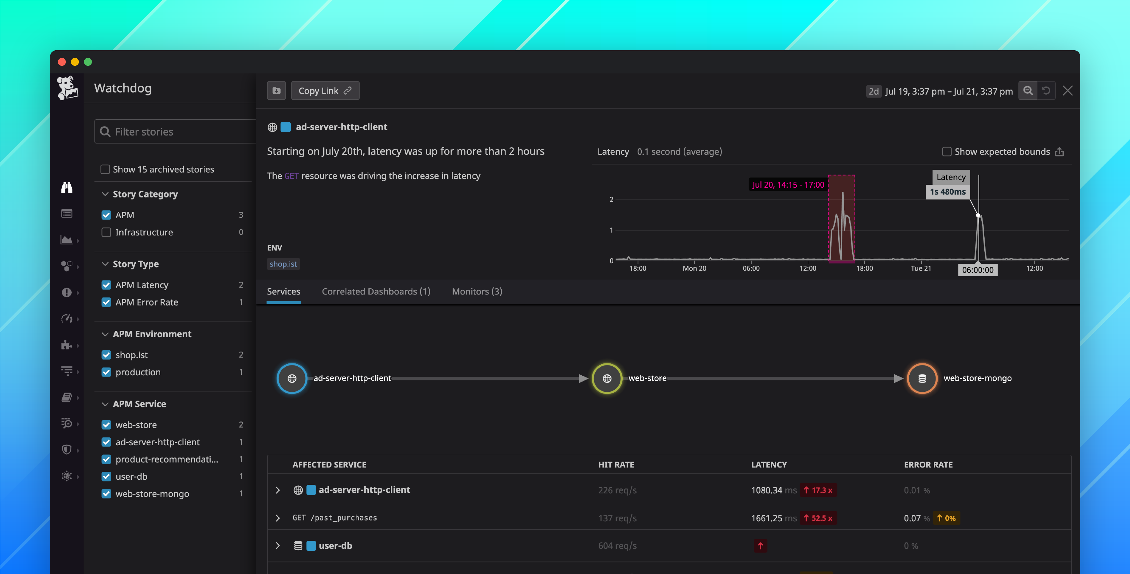 Watchdog は根本原因の情報と Kubernetes の異常を表面化します