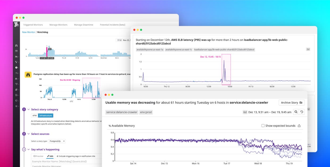 Watchdog for Infra automatically detects infrastructure anomalies Watchdog for Infra automatically detects infrastructure anomalies