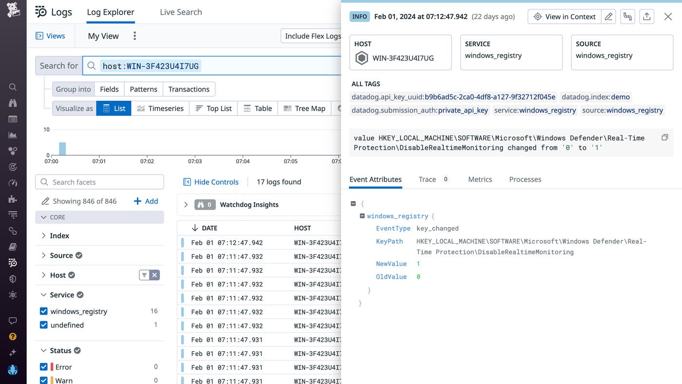 Create detection rules from relevant Windows Registry keys Create detection rules from relevant Windows Registry keys