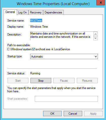 Windows service shortname