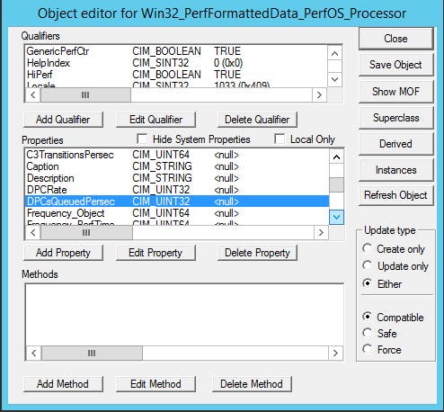 Wbemtest properties Wbemtest properties