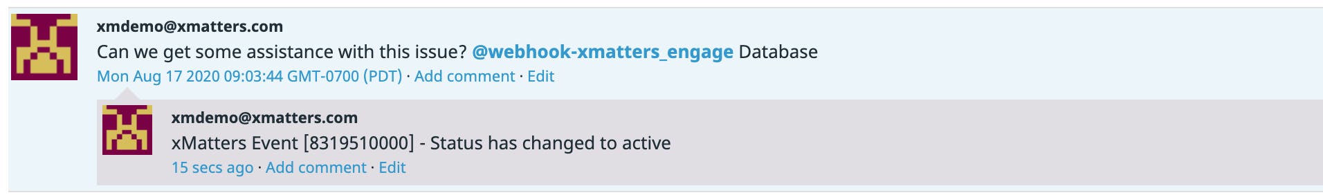 Engage webhook inside Datadog Engage webhook inside Datadog